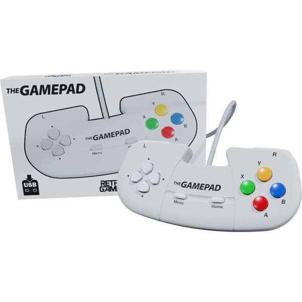 E-shop The Spectrum Gamepad White Edition retro herný ovládač biely