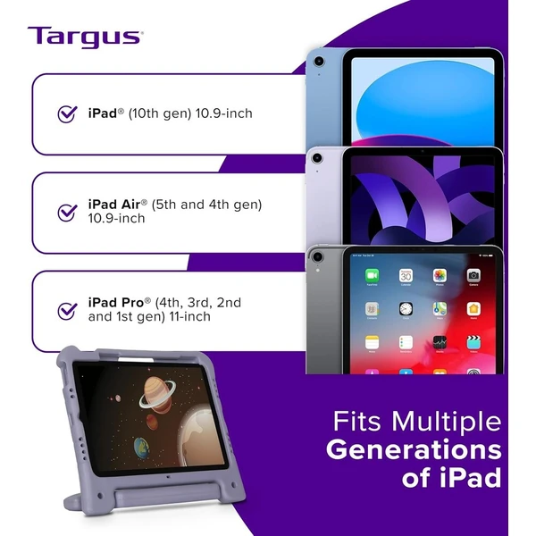 Targus Kids antibakteriální kryt pro iPad 10,9 - 11" purpurový - Puzdra - Obrázok d_0947826fe2bd41dbb054fd5d8cc68456