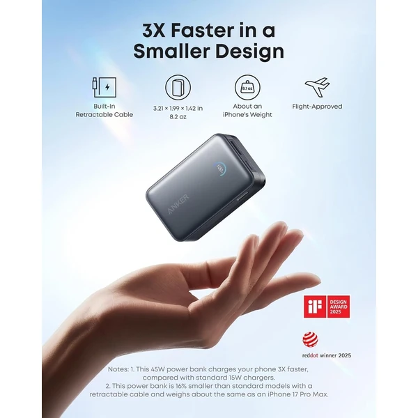 Anker Nano MagSafe powerbanka (10000mAh) 45W čierna - Powerbanky - Obrázok d_0960f0367cd04a94854f0a7262900b24