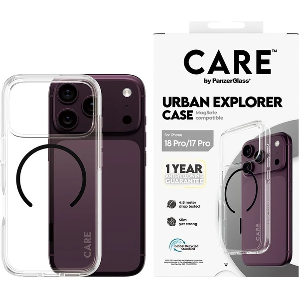 PanzerGlass CARE Urban MagSafe kryt Apple iPhone 18 Pro/17 Pro čirý/černý - Puzdra - Obrázok d_099bf4da9b8942cfaf1a0a93317ad0e8