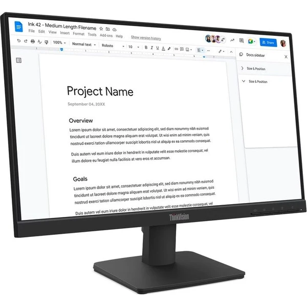 Lenovo ThinkVision S22-4e monitor 21" - Monitory - Obrázok d_09e5204ce96b487abf20b9db5eb7fc0e