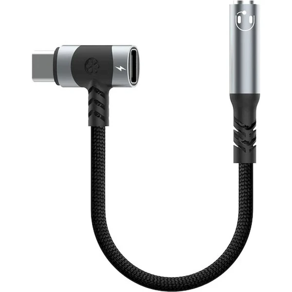 PremiumCord USB-C /3,5mm redukcia s USB-C konektorom pre napájanie 0,125m čierny - Káble a redukcie - Obrázok d_0a075fec0420413f9f9b091fabcb3016