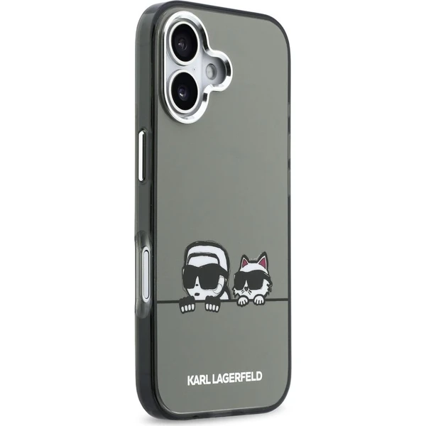 Karl Lagerfeld IML K&CH Heads Logo MagSafe kryt iPhone 17 čierny - Puzdra - Obrázok d_0a5d740dbbf640839701b5d6a7a941a2