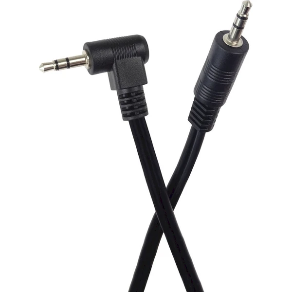 PremiumCord 3,5mm/3,5mm kábel so zahnutým konektorom 1m čierny - Káble a redukcie - Obrázok d_0b05aa1b654b47f8aa64d9ba566016bf
