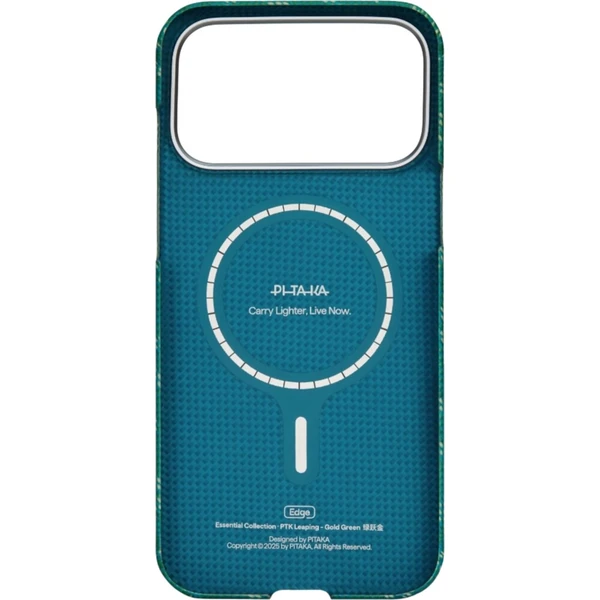 Pitaka Ultra-Slim Case MagSafe kryt iPhone 17 Pro Max Monogram Gold/Green - Puzdra - Obrázok d_0b07c32e14d44739a34d6f1606c05511