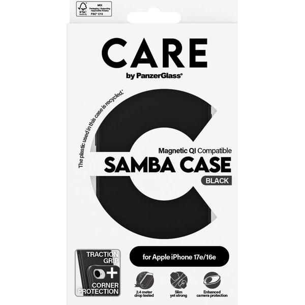 PanzerGlass® CARE Samba MagSafe kryt Apple iPhone 17e/16e čierny - Puzdra - Obrázok d_0b729af3b260488b9973b7ae4ad681d2