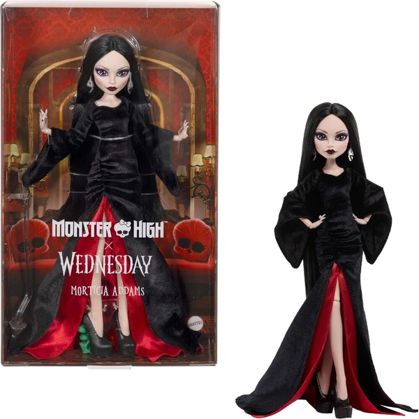 Mattel bábika Monster High x Wednesday - Morticia Addams - Figúrky - Obrázok d_0bd8bc6858954c87ad3a84b234ff67b3