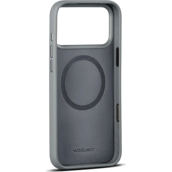 Woolnut MagSafe kožený kryt iPhone 18 Pro Max šedý - Puzdra - Obrázok d_0c2d91bcc43f4b4cb2ae776394d9be0f