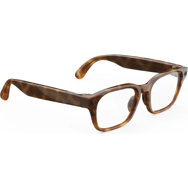 Meta Glasses Adventurer – Klasický rám s želvovinovým vzorem, čirá čočka, standardní a nastaviteľný - AR okuliare - Obrázok d_0c58602fdf4e481eaba54e38b55f15ea