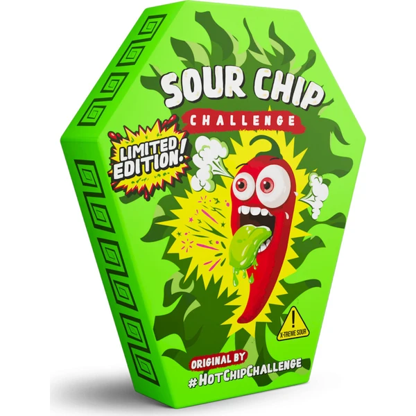 Extra kyselý chips Hot-Chip Sour Challenge 4,55 g - Cukrovinky - Hlavný obrázok