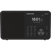Telestar TOP 200 internetové/DAB+/FM/Wi-Fi/USB/BT rádio čierne - Rádiomagnetofóny