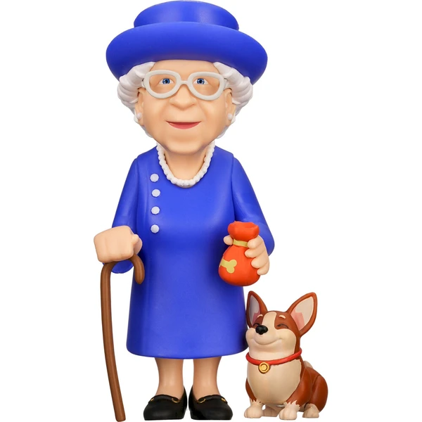 MINIX Špeciálny znak: Kráľovná Alžbeta II s Corgi - Minix - Obrázok d_0d4d00728ec24ee681573ec7aca14ea8