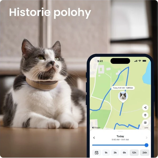 Tractive CAT 6 Mini chytrý GPS lokátor pre mačky hnedý - GPS Moduly  - Obrázok d_0d55a9e654b34b148f2d1af09021a59f