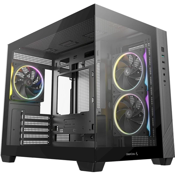 DEEPCOOL CG330 3F čierna - Počítačové skrine - Hlavný obrázok