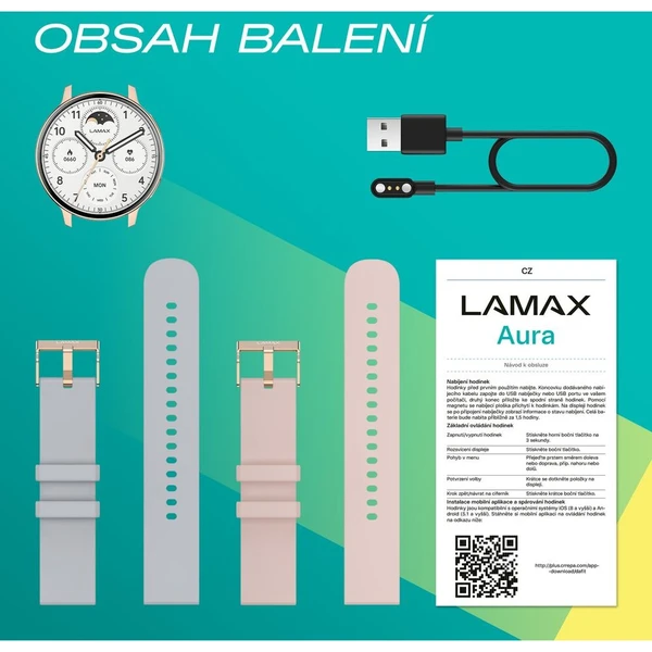 LAMAX Aura chytré hodinky zlatoružové - Inteligentné hodinky - Obrázok d_0da1cc2680814047bb97a48fc5d06a4d