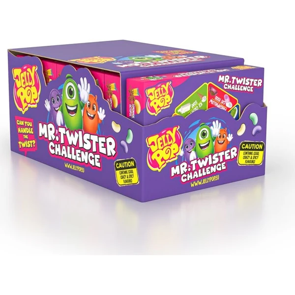 Bonbóny JellyPop Mr. Twister Challenge 90 g - Cukrovinky - Obrázok d_0db2a99fa7ca41ed8434ef8dbe01e9e2
