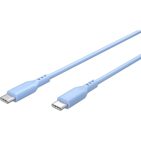Prémiový kábel PremiumCord USB-C/USB-C napájací 60W 1,5m modrý - Káble a redukcie - Hlavný obrázok