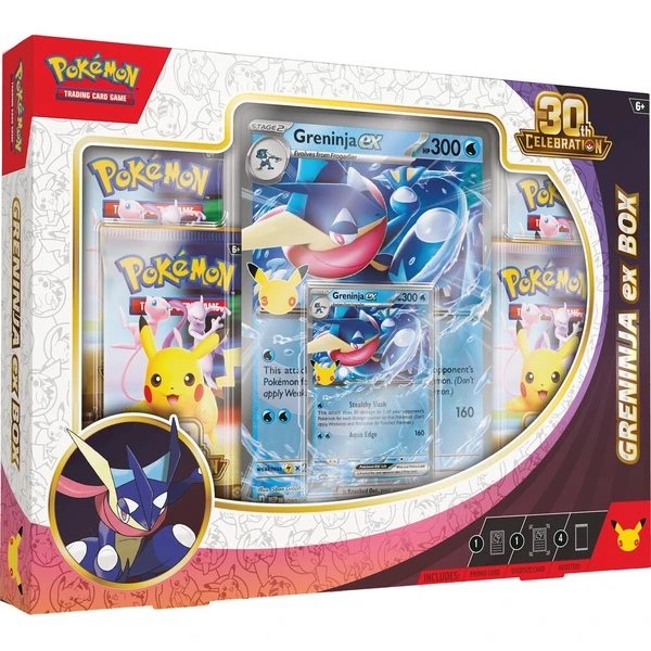 Pokémon TCG: 30th Celebration Pokémon ex Box - Sylveon ex & Greninja ex - Pokémon karty - Obrázok d_0ed39c1434644655847c651289f5bd4c