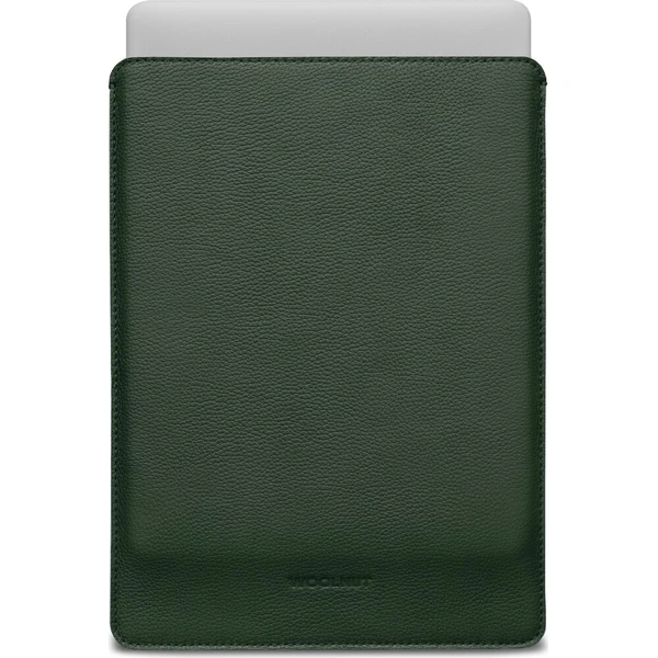 Woolnut Leather Sleeve kožené pouzdro MacBook Neo tmavě zelené - Puzdra - Hlavný obrázok