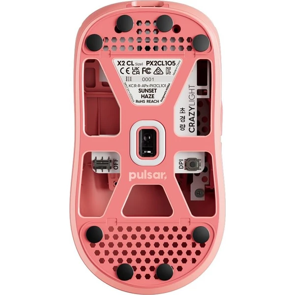 Pulsar X2 CrazyLight Mini bezdrôtová herná myš oranžová - Myši - Obrázok d_0f303102090545f98e3c35ee9add2a63