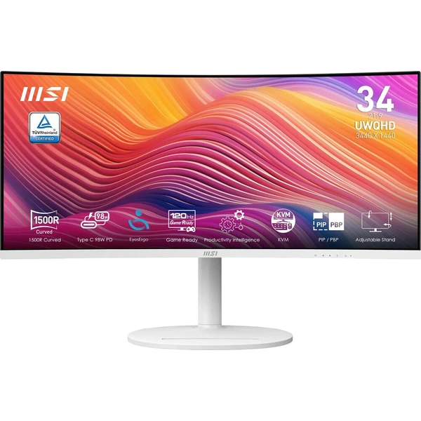 MSI Modern MD342CQPW monitor 34' - Monitory - Hlavný obrázok