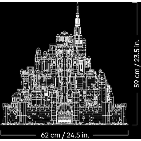 LEGO Icons 11377 Pán prsteňov: Minas Tirith - LEGO - Obrázok d_0fb502753d9440088bb0d13d0f6449f2