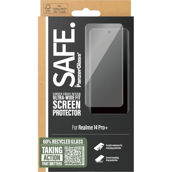 PanzerGlass® SAFE Ultra-Wide Fit sklo Realme 14 Pro+ - Ochranné fólie a sklo - Obrázok d_107463e215fd4b29a9a9aed7a36a4431