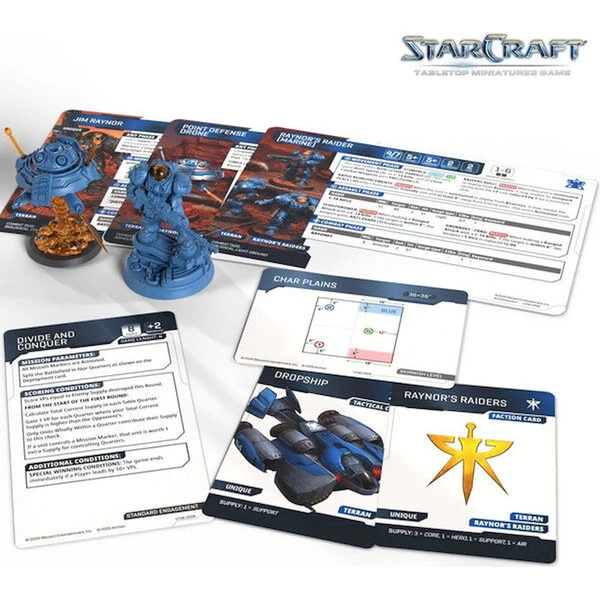 StarCraft The Miniatures Game - Jim Raynor (Raynors Raiders) - Terran - Hero Expansion Set - EN - Stolové hry - Obrázok d_107eaf1375ce4634b66565a9b383cfbd