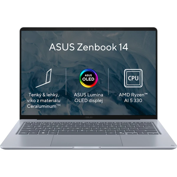 ASUS Zenbook 14 (UX3480KA-OLED016) modrý - Notebooky - Hlavný obrázok
