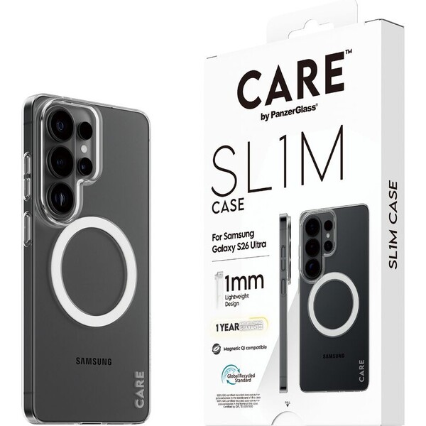 E-shop PanzerGlass® CARE SL1M Qi kryt Samsung Galaxy S26 Ultra priehľadný