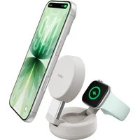 Belkin UltraCharge™ PRO Qi2 25W 2v1 MagSafe nabíjačka piesočná - Nabíjačky