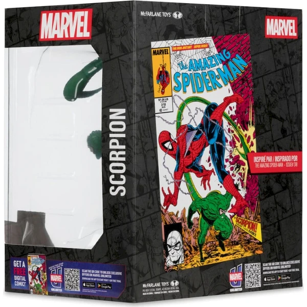 Figúrka McFarlane Marvel - Scorpion (The Amazing Spider-Man #318) 17 cm - Figúrky - Obrázok d_116a13738dfe4b288f9e89d4b0e97015