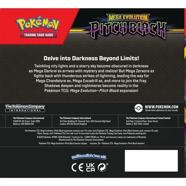 Pokémon TCG: Mega Evolution Pitch Black - Booster - Pokémon karty - Obrázok d_120a4eb5d1b44f3eaba665b049d3801c