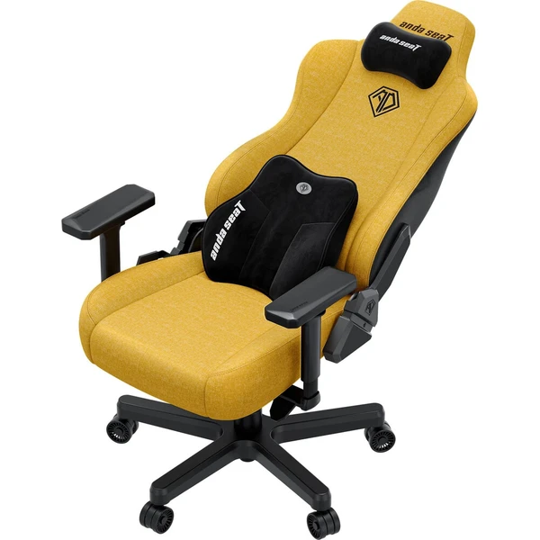 Anda Seat Kaiser 3E XL textilná herná stolička jasne žltá - Stoličky - Obrázok d_127012e626cb41c09cd7c6b59f167106
