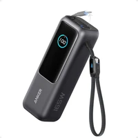 Anker Zolo powerbanka (25000mAh) 165W, s káblom USB-C sivá - Powerbanky