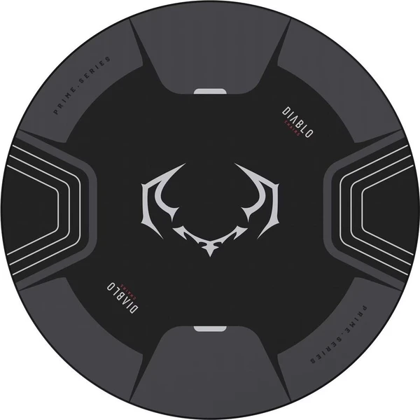 Diablo Chairs podložka pod stoličku čierno-sivá - Podložky pod stoličky - Hlavný obrázok