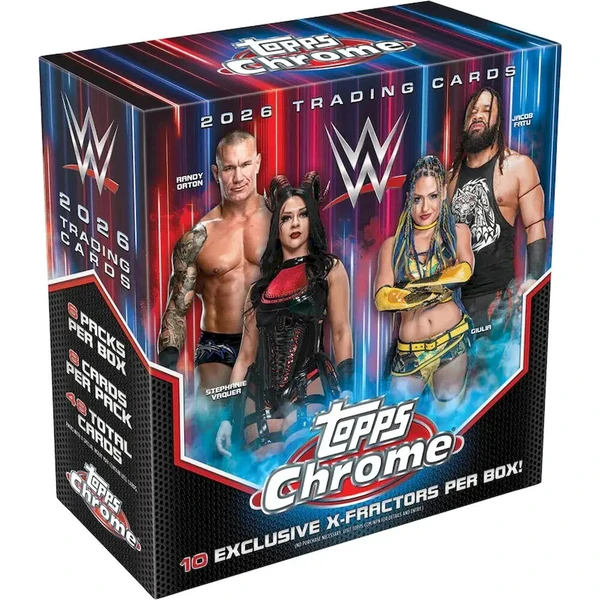 Zberateľské karty 2026 Topps Chrome WWE - Mega Box - Zberateľské karty a nálepky - Hlavný obrázok