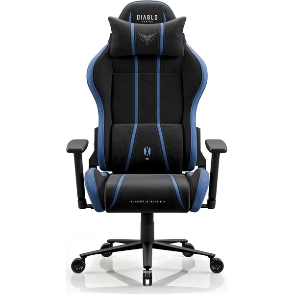 Diablo X-One 2.0 King Size herná stolička čierno-modrá - Stoličky - Hlavný obrázok