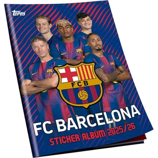 Topps futbalové nálepky FC Barcelona 2025/2026 – Album Complete Set - Zberateľské karty a nálepky - Hlavný obrázok