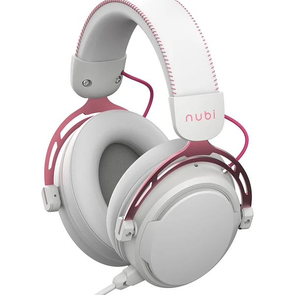 Nubi NH1 slúchadlá bieloružové - Slúchadlá - Obrázok d_143f59234337487daa874d3e87914542