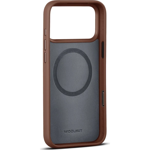 Woolnut MagSafe kožený kryt iPhone 18 Pro Max hnědý - Puzdra - Obrázok d_14918b854e6d487ab1c3b4472b1a2b22