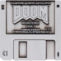 Fanattik odznak Doom - Floppy Disk Limitovaná edícia - Odznaky