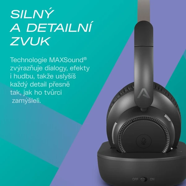 LAMAX Cinetune1 TV náhlavné slúchadlá čierne - Slúchadlá - Obrázok d_15d6cb2329cc4722a3a8f144b50e3ea4