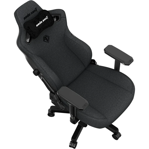 Anda Seat Kaiser 3 XL látkové herné kreslo tmavošedé - Stoličky - Obrázok d_15eb6ce31d1c4b358309298ee47c23f3