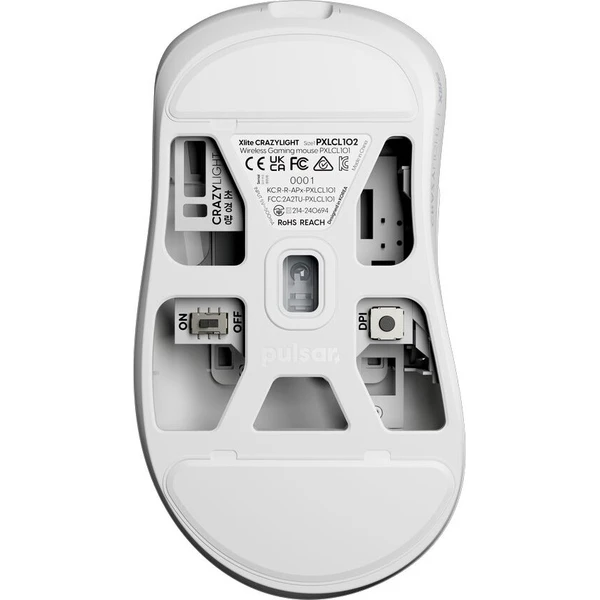 Pulsar Xlite CrazyLight Mini bezdrôtová herná myš biela - Myši - Obrázok d_162e2245767247c592d5669baaf579e3