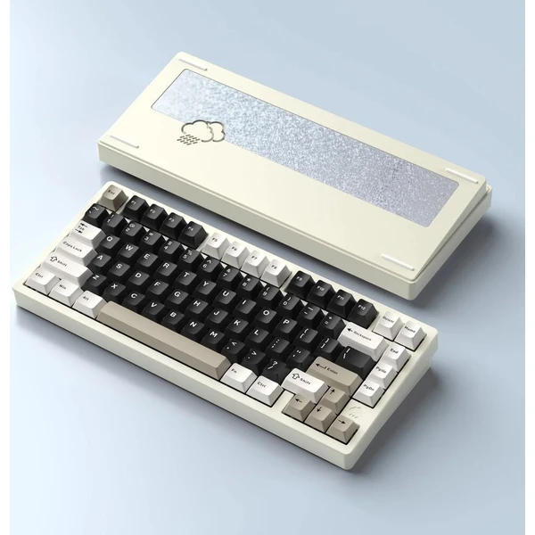 Wobkey Rainy 75 Pro Kailh Cocoa herná klávesnica (US) biela - Klávesnice - Hlavný obrázok