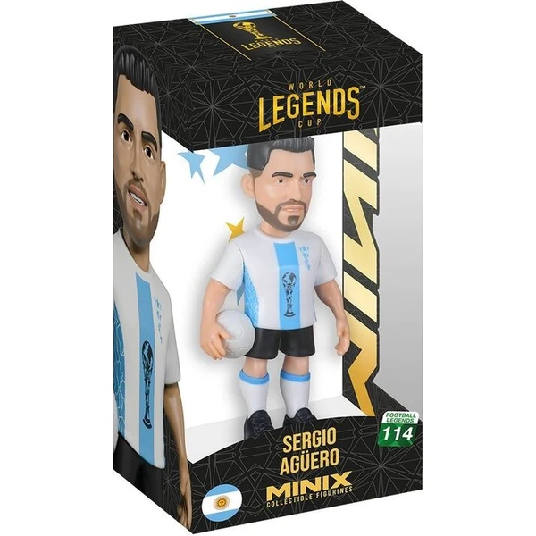 MINIX Futbalové legendy: WCL Argentina - AGUERO - Minix - Obrázok d_16a14f18dfe54a3c99aab65a27325f63