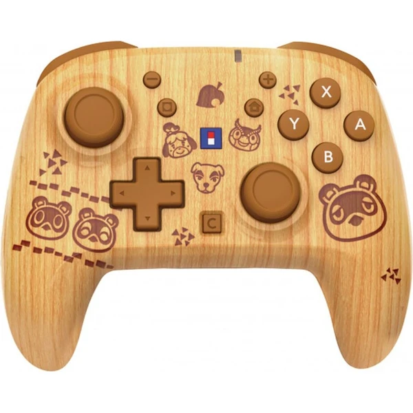 HORI HORIPAD Turbo bezdrôtový herný ovládač Wood Brown - Herné ovládače - Hlavný obrázok