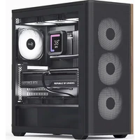 Aerocool D501A Midi-Tower čierna - Počítačové skrine