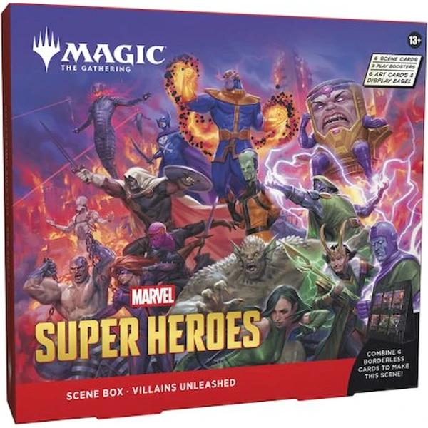 Magic: The Gathering - Marvel Super Heroes Scene Box Villains Unleashed - MTG karty - Hlavný obrázok